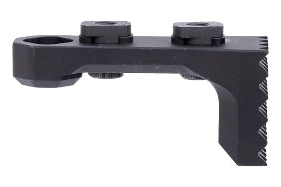 Arisaka Defense M-LOK Barricade Stop with QD Sling Socket has a type III hardcoat anodized finish.